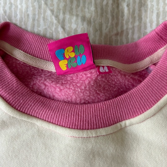 Fru Fru fuzzy bunny sweatshirt. Medium - Picture 8 of 10